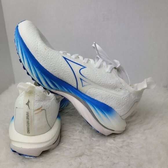 Mizuno Wave Neo Wind Women's White-Blue J1GC227801 Sneaker Shoes Size 8.5 - Picture 6 of 11